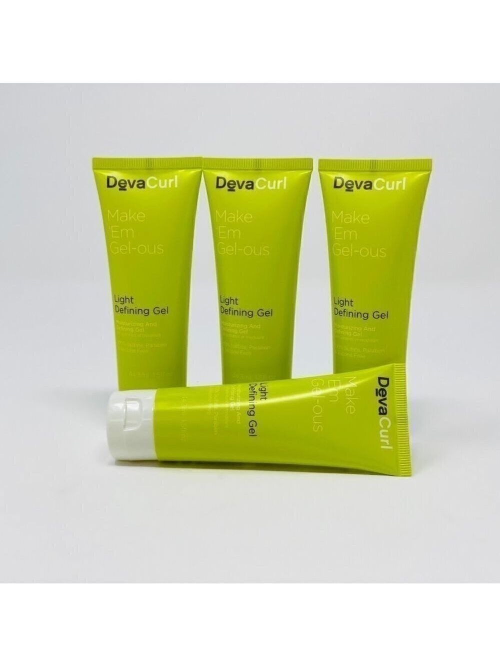 6x  -DevaCurl Make 'Em Gel-ous defining gel-1.5 oz